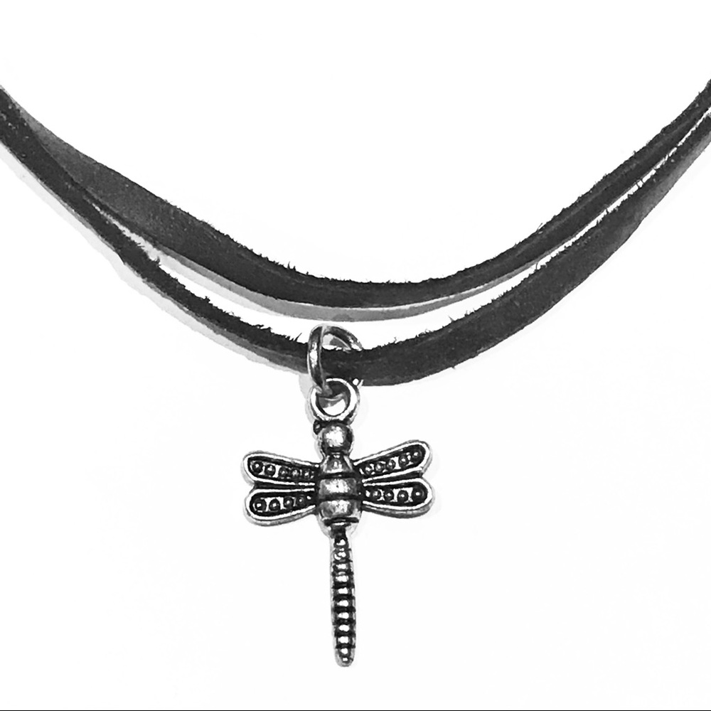 🌿 Cute Little Dragonfly Choker